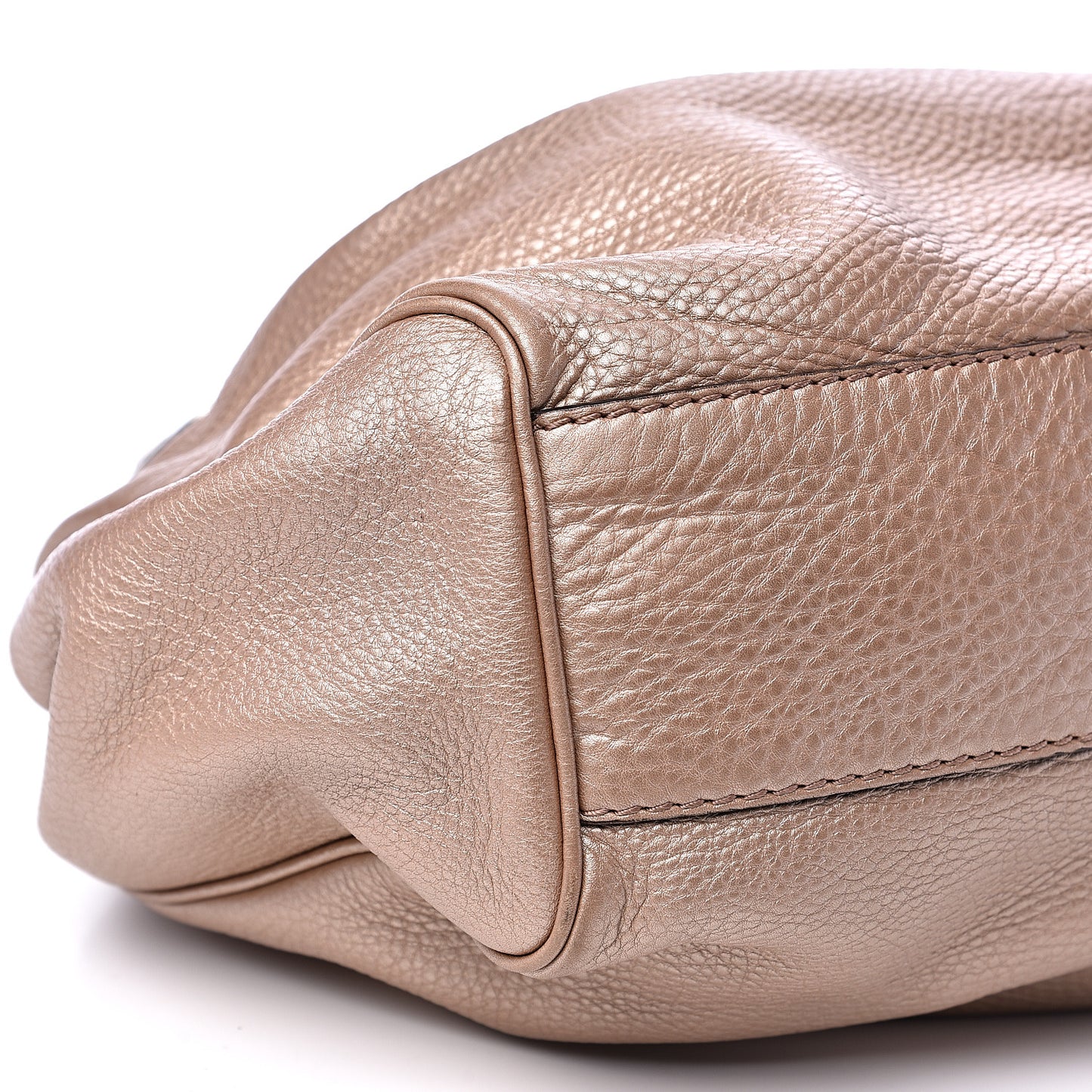 Metallic Calfskin Medium Sukey Tote Pink