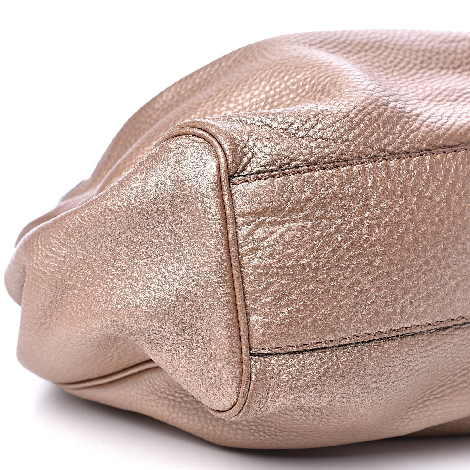 Gucci Metallic Calfskin Medium Sukey Tote Pink 7 of 12