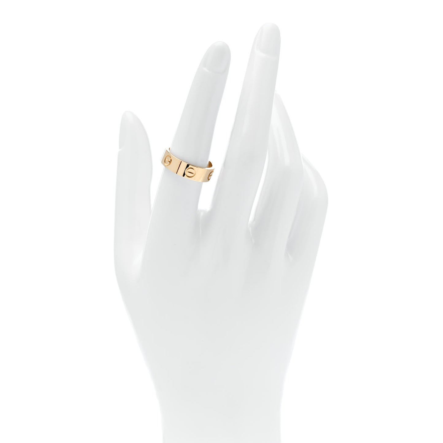 18K Yellow Gold 5.5mm LOVE Ring 54 7