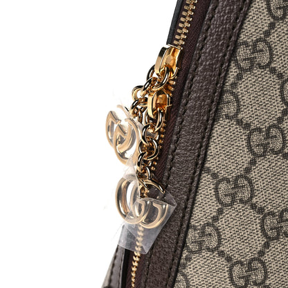 Gucci GG Supreme Monogram Web Medium Ophidia Top Handle Dome Bag Brown 11 of 11