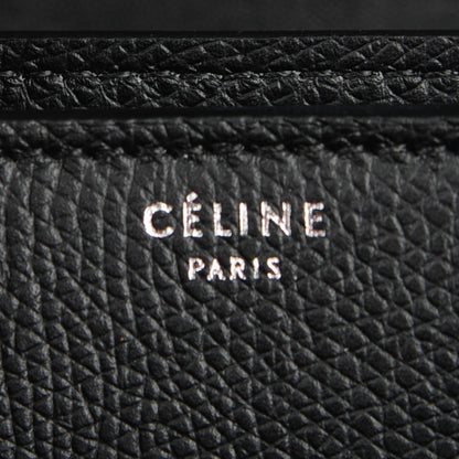 Celine Grained Calfskin Small Case Bag Black 6 of 7