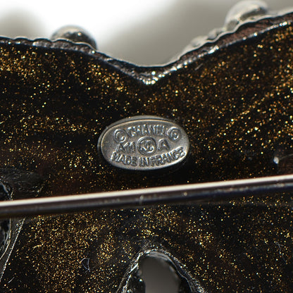 Chanel Ruthenium CC Brooch 4 of 5