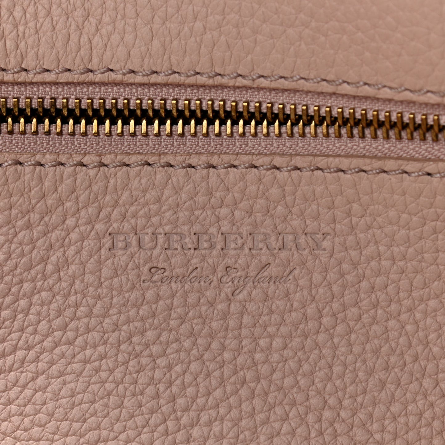 Grainy Calfskin Remington Tote Pale Ash Rose