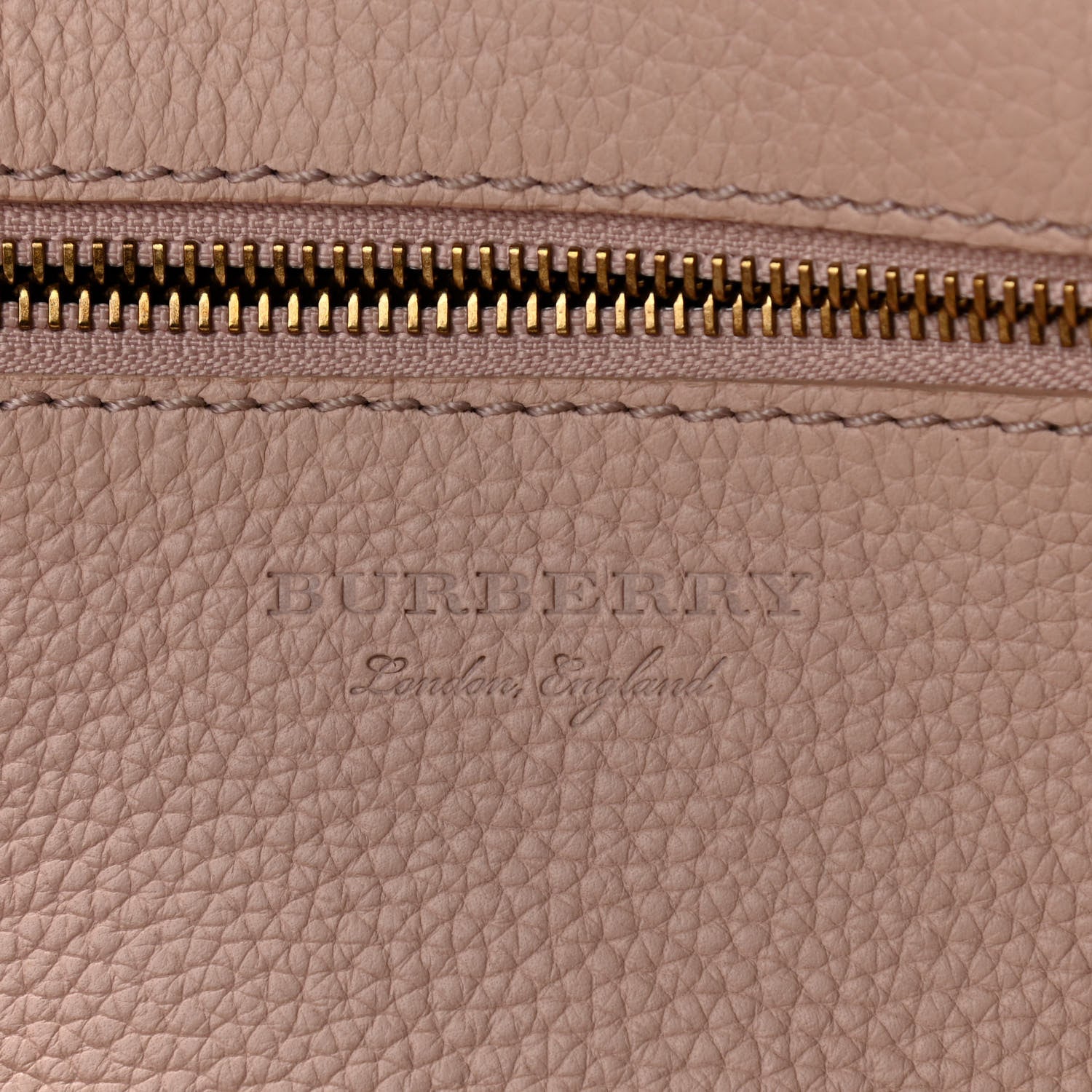 Burberry Grainy Calfskin Remington Tote Pale Ash Rose 6 of 10