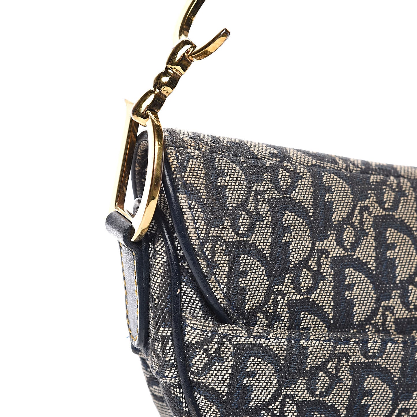 Monogram Saddle Bag Black