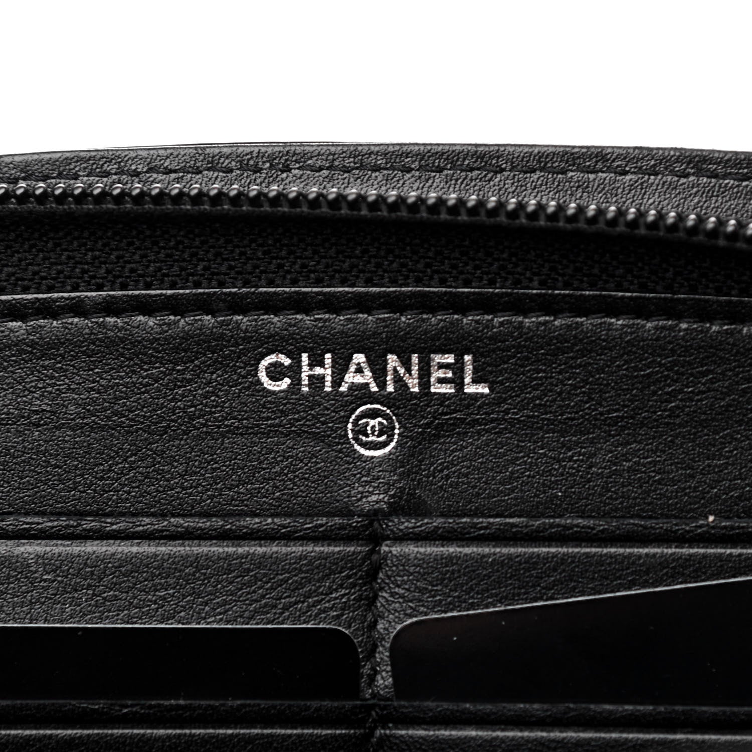 Chanel Patent Trousse Maquil Wallet Black 5 of 7