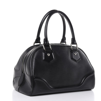 Louis Vuitton Epi Bowling Montaigne PM Black 3 of 17