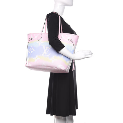Louis Vuitton Monogram Escale Neverfull MM Pastel 2 of 8