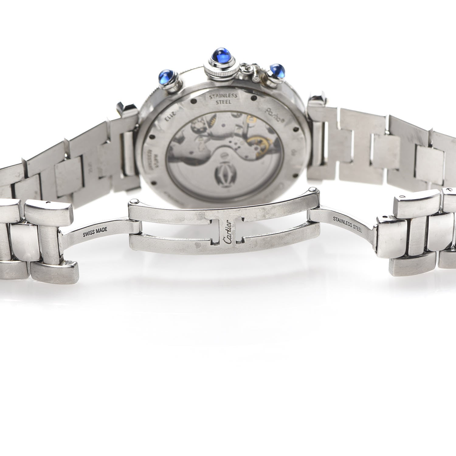 Cartier Stainless Steel 38mm Pasha C Chronograph Automatic Watch 6 of 6