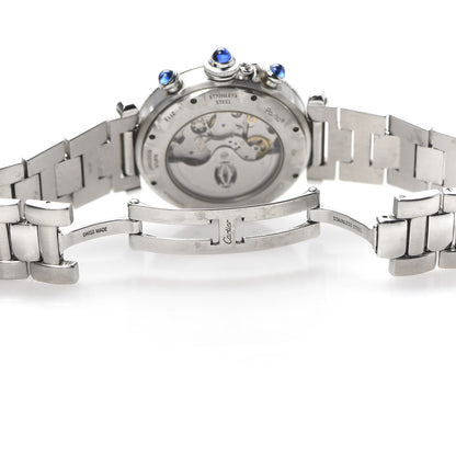 Cartier Stainless Steel 38mm Pasha C Chronograph Automatic Watch 6 of 6