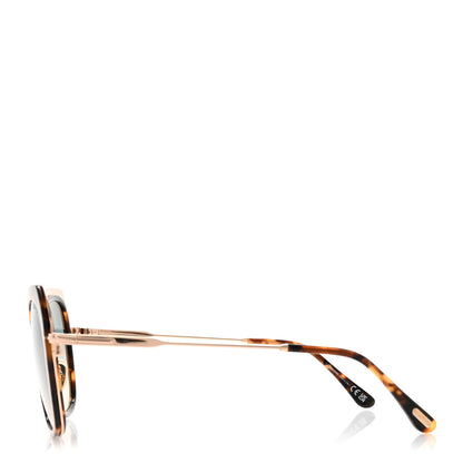 Tom Ford Acetate Metal Kenyan Sunglasses TF792 Havana 3 of 7