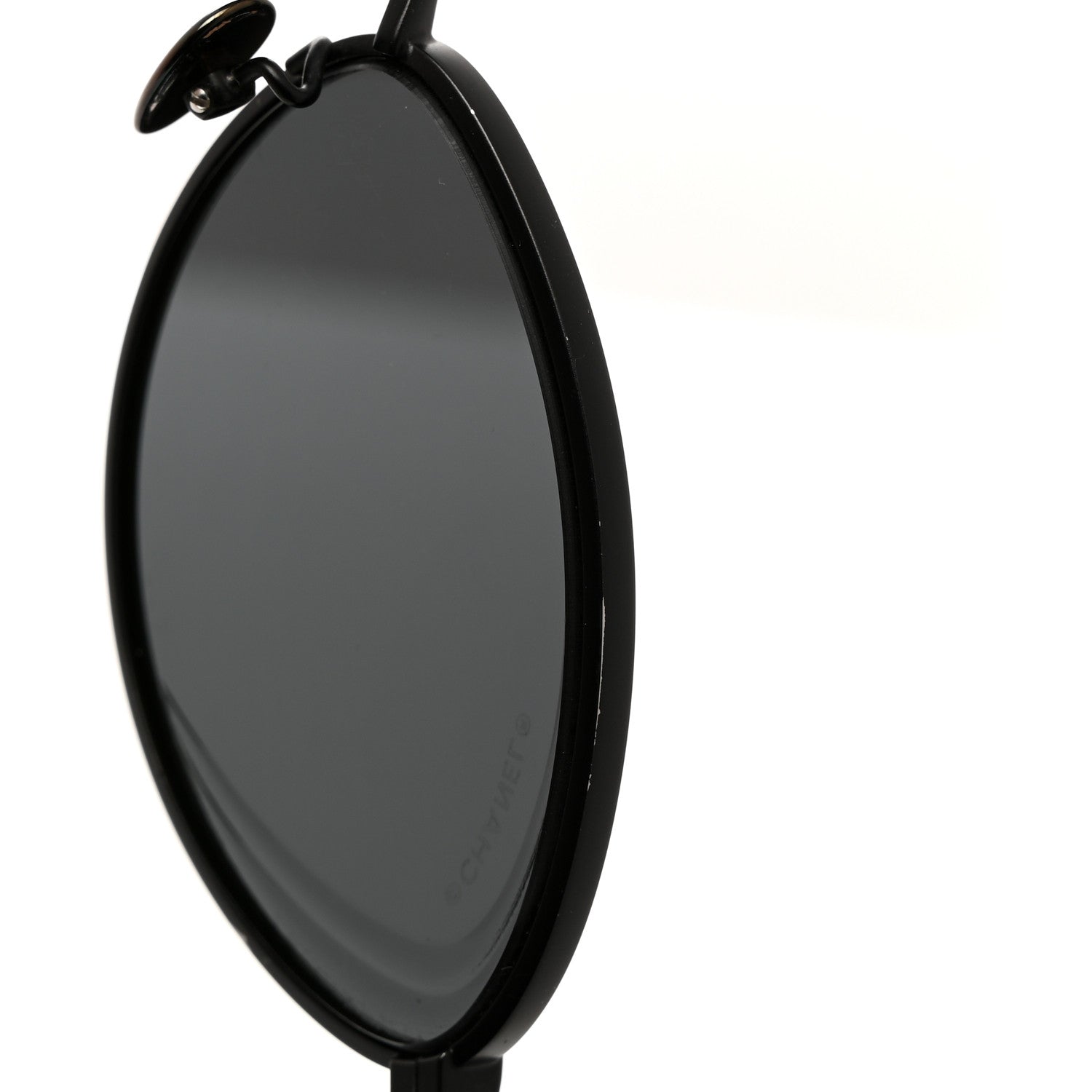 Chanel Metal Cat Eye Sunglasses 4255 Black 9 of 12
