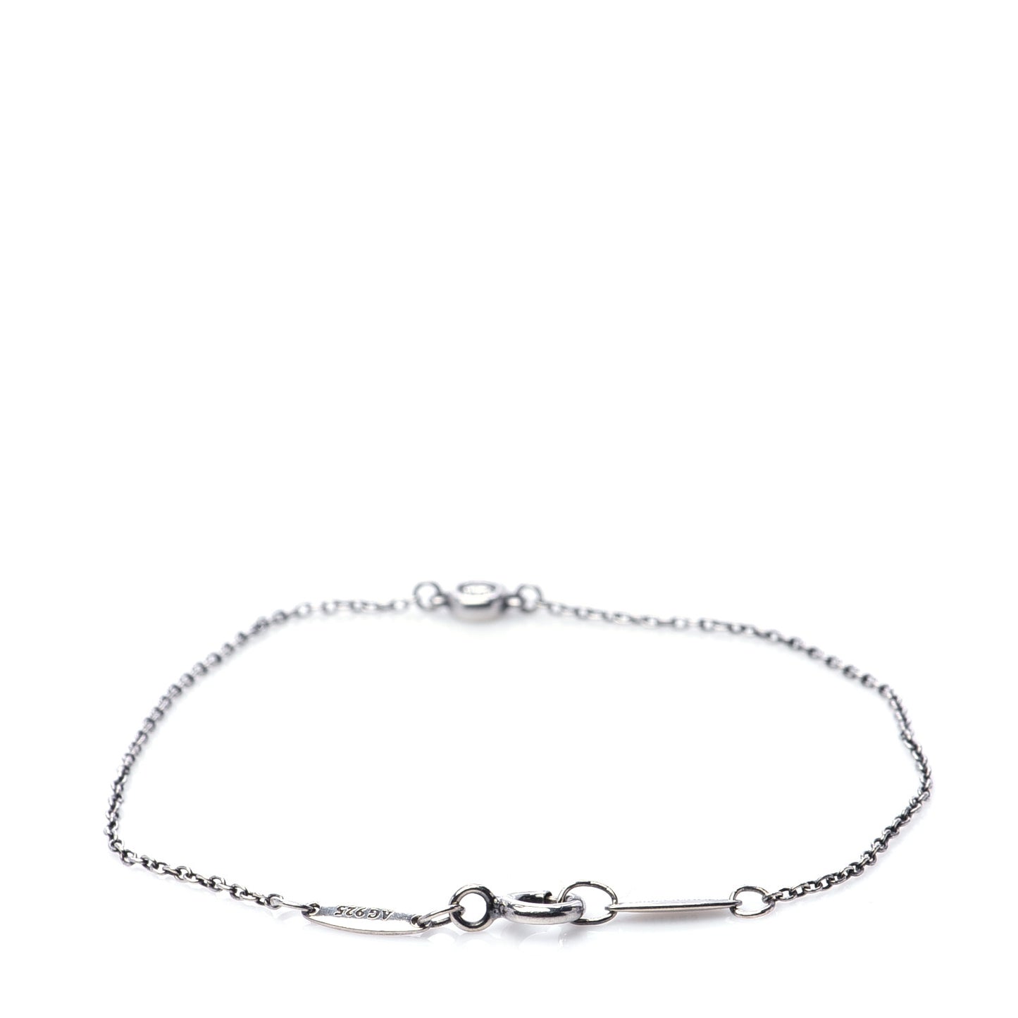 Sterling Silver Diamond .05ct Elsa Peretti Diamonds by the Yard Bracelet