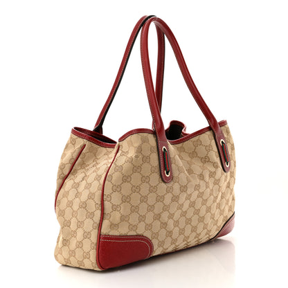 Gucci Monogram Medium Princy Tote Red 3 of 12