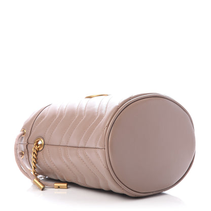 Gucci Calfskin Matelasse Mini GG Marmont 2.0 Bucket Bag Porcelain Rose 4 of 10