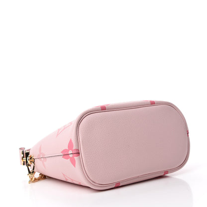 Louis Vuitton Empreinte Monogram Giant By The Pool Marshmallow Hobo PM Bouton De Rose 4 of 10