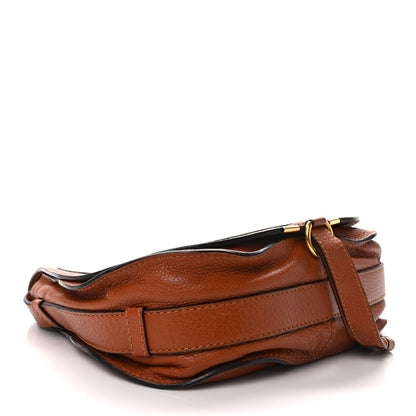 Chloe Calfskin Medium Marcie Round Crossbody Bag Tan 4 of 11