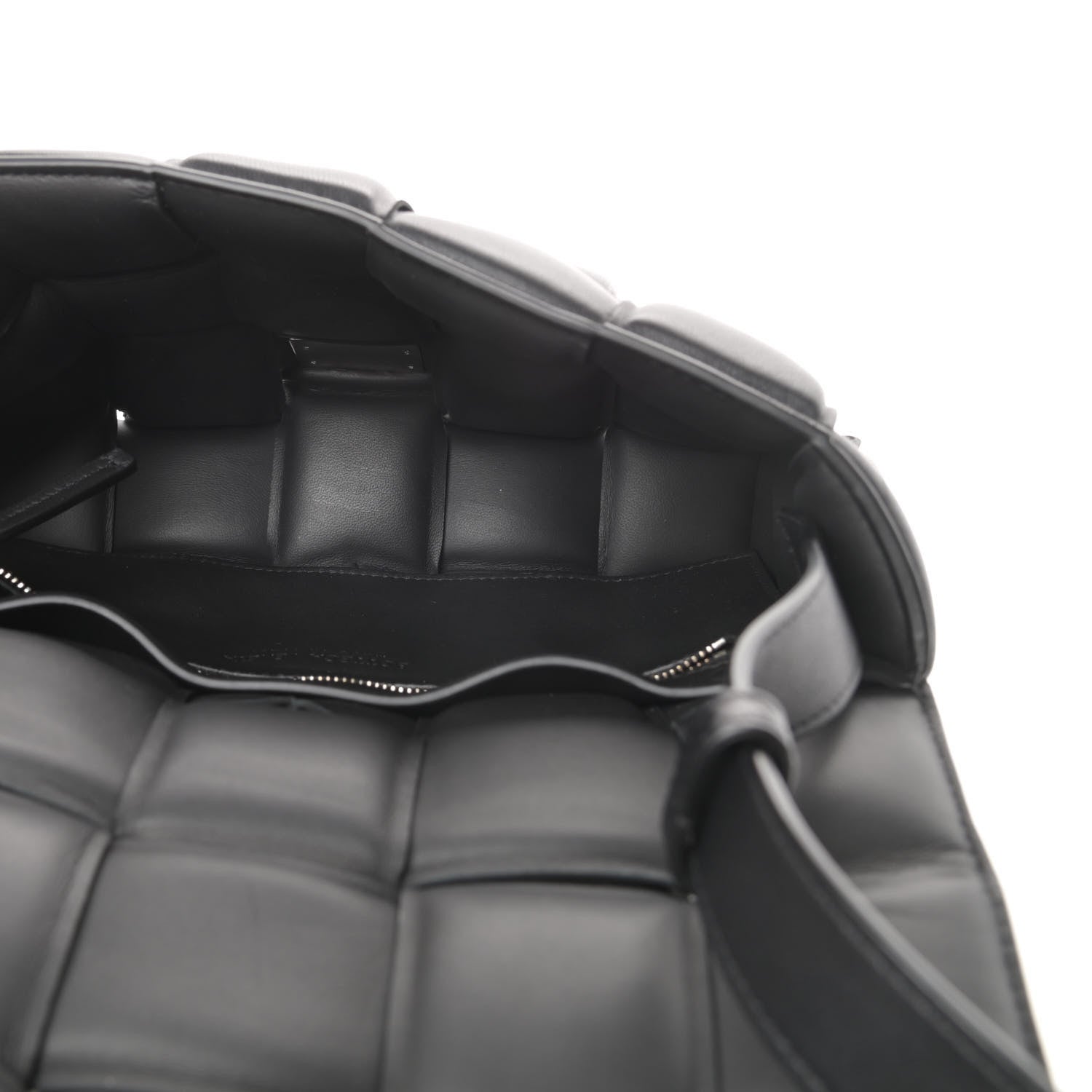 Bottega Veneta Nappa Maxi Intreccio Padded Cassette Crossbody Bag Black 5 of 11