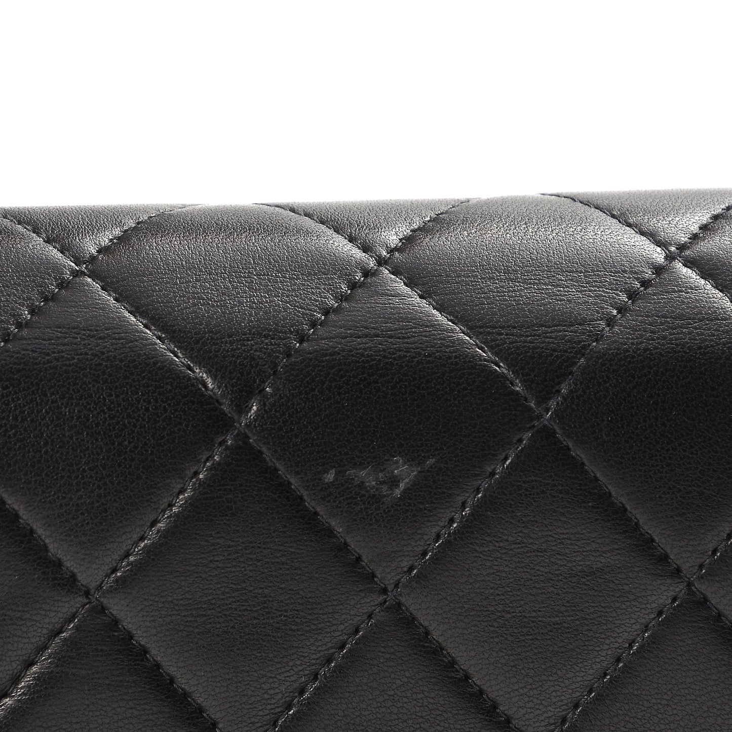 Lambskin Quilted Small Single Flap Bag Black