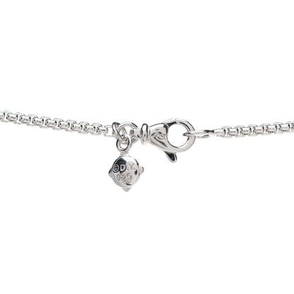 David Yurman Sterling Silver Pearl Diamond Continuance Pendant Necklace 5 of 5