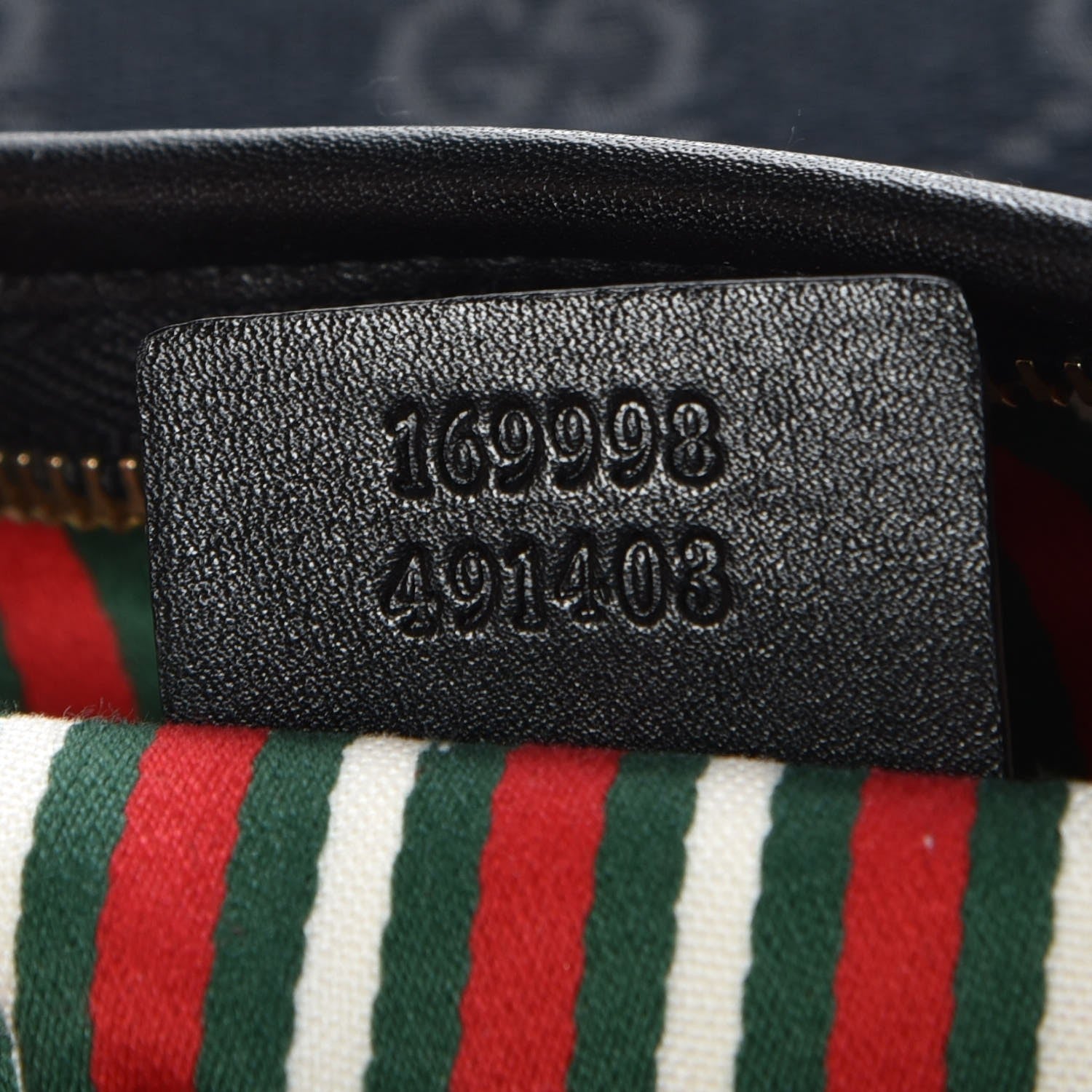 Gucci Monogram Medium New Britt Half Moon Hobo Black 7 of 8