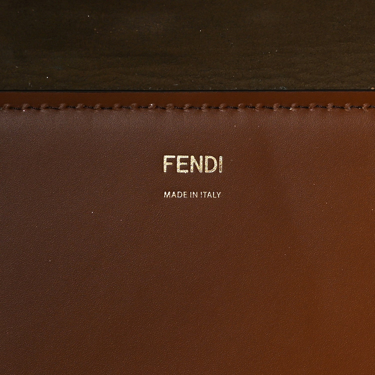 Fendi Vitello King Plexiglass Large Fendi Sunshine Shopper Tote Cuoio 6 of 10