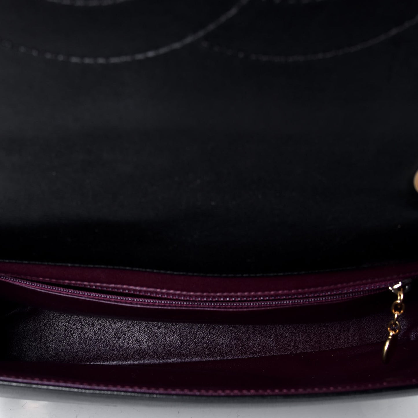 Lambskin Quilted Medium Diamond CC Flap Black