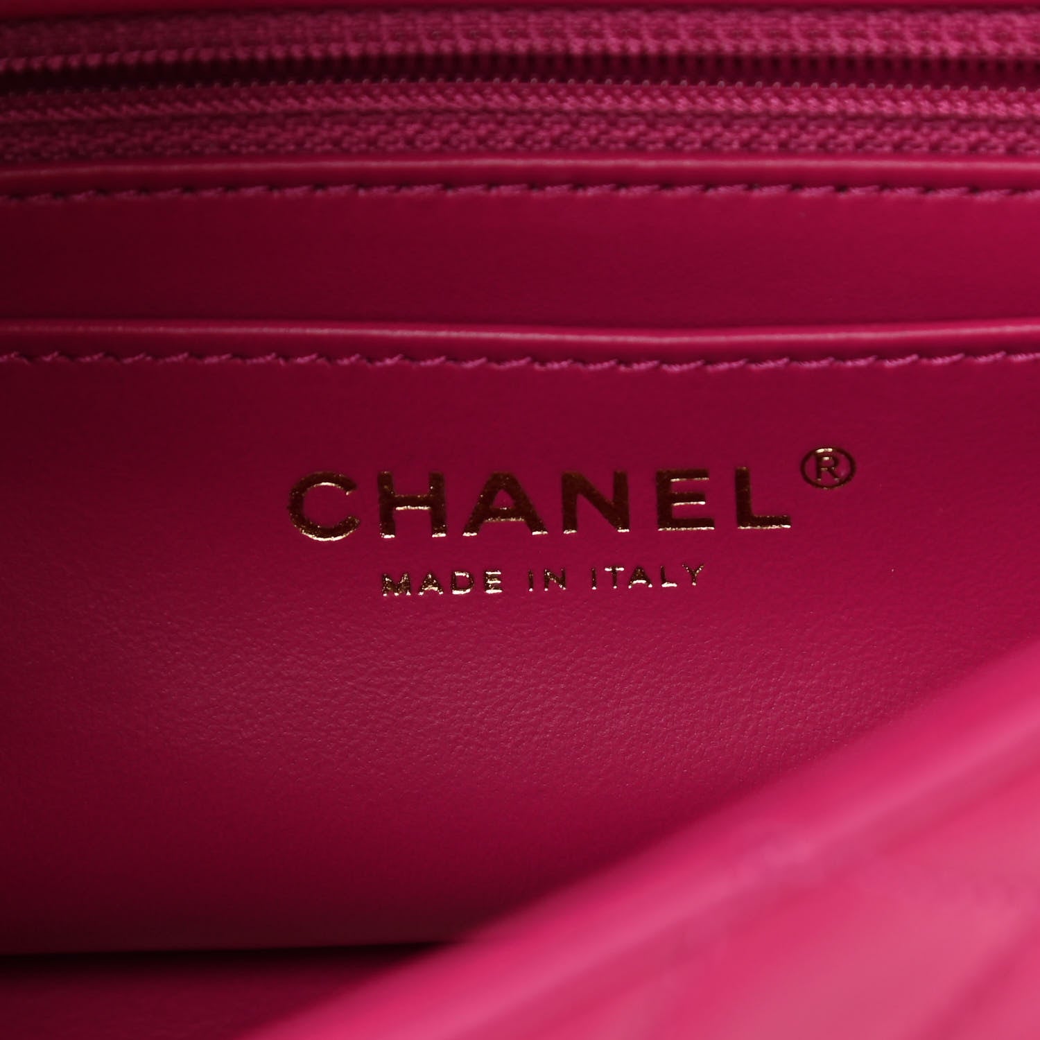 Chanel Lambskin Quilted Mini Rectangular Pearl Crush Flap Fuchsia 6 of 11