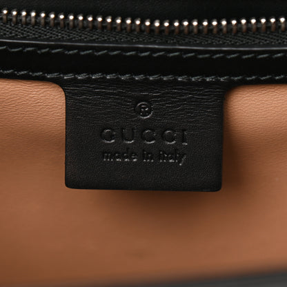 Gucci Calfskin Snakeskin Small Lilith Top Handle Bag Brown 6 of 12