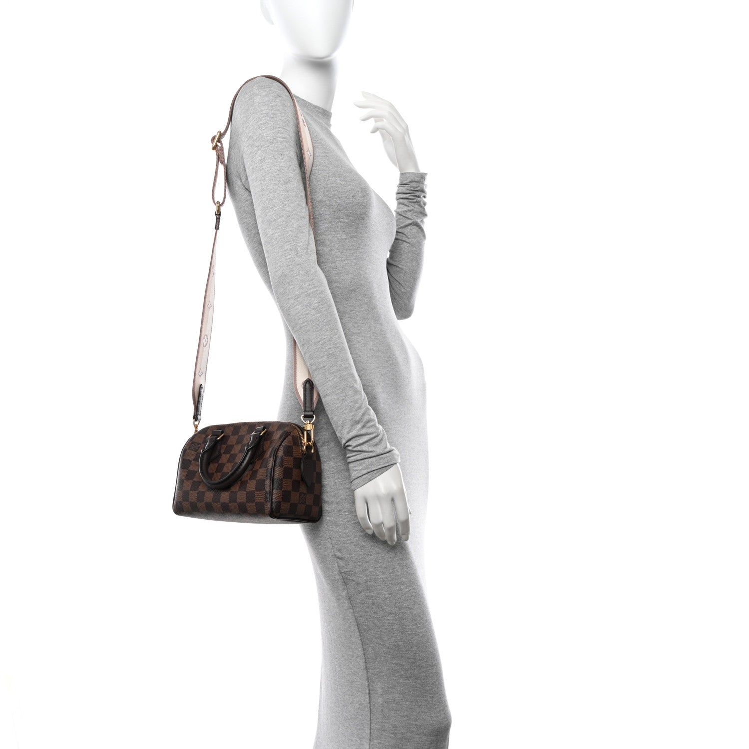 Louis Vuitton Damier Ebene Speedy Bandouliere 20 2 of 9