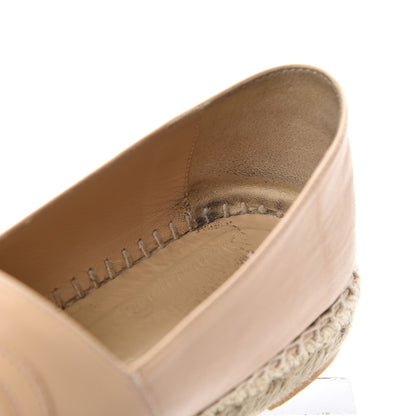 Chanel Lambskin CC Espadrilles 38 Beige Black 12 of 15