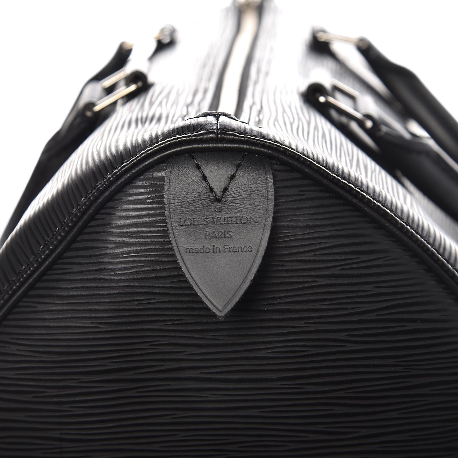 Louis Vuitton Epi Speedy 30 Black 7 of 8