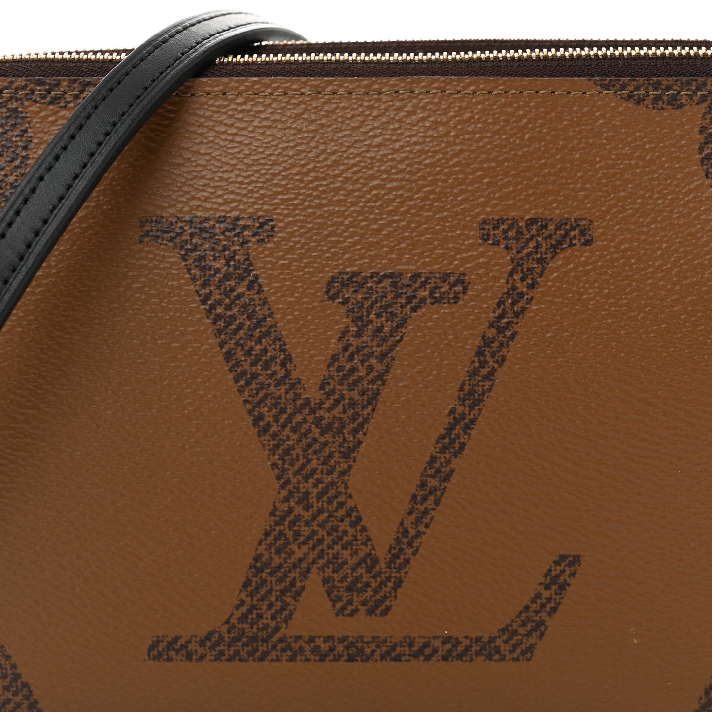 Reverse Monogram Giant Double Zip Pochette