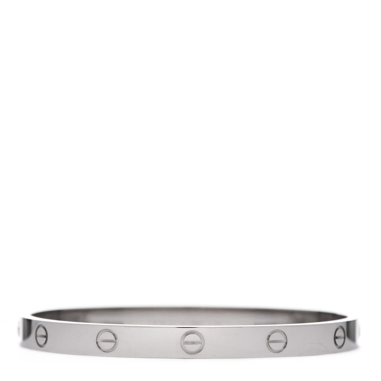 18K White Gold LOVE Bracelet 19