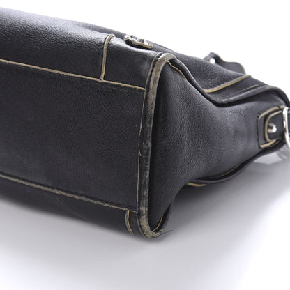 Balenciaga Supple Grained Calfskin Classic Silver Hardware Highlight City Black 7 of 10