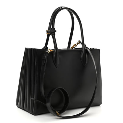 Prada City Calfskin Medium Bibliotheque Tote Black 3 of 8