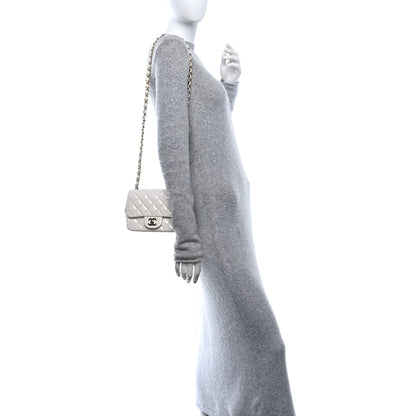 Chanel Patent Quilted Mini Square Flap White 2 of 9