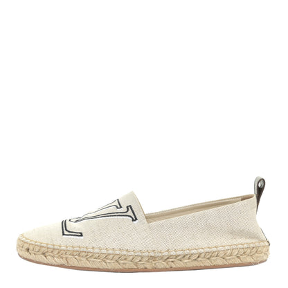 Louis Vuitton Canvas Seashore Espadrille Flats 39 Ecru 1 of 12