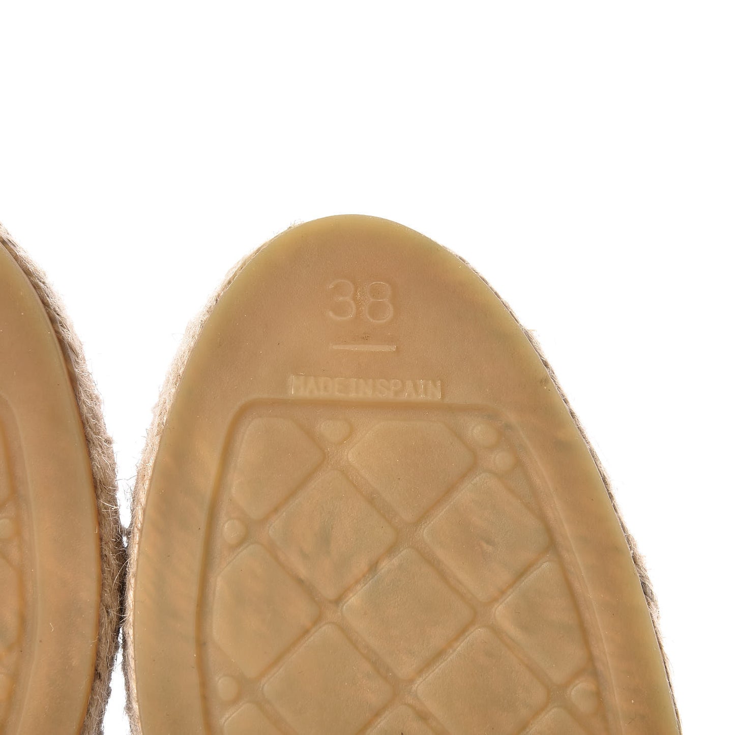 Lambskin CC Espadrilles 38 Black