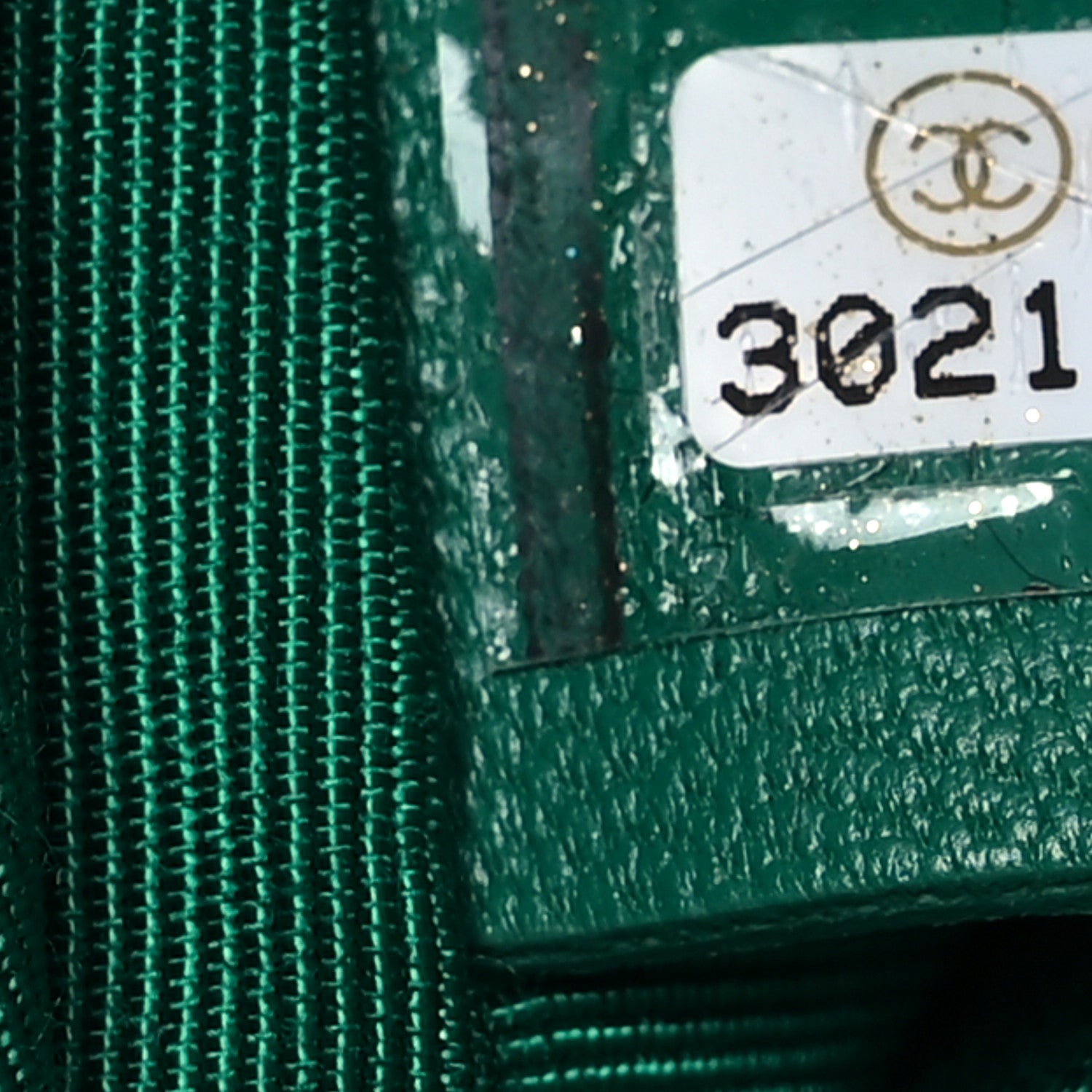 Chanel Goatskin Quilted Medium Chanel 19 Flap Green 8 of 12