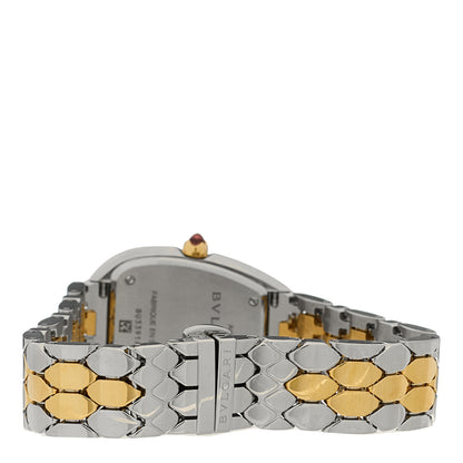 Bulgari Stainless Steel 18K Yellow Gold 33mm Serpenti Seduttori Quartz Watch 3 of 5
