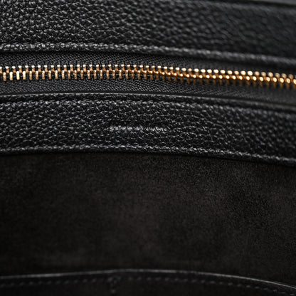 Celine Soft Grained Calfskin Medium Belt Cabas Phantom Black 6 of 10