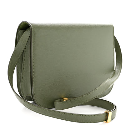 Celine Liege Calfskin Medium Classic Box Flap Bag Light Khaki 3 of 10