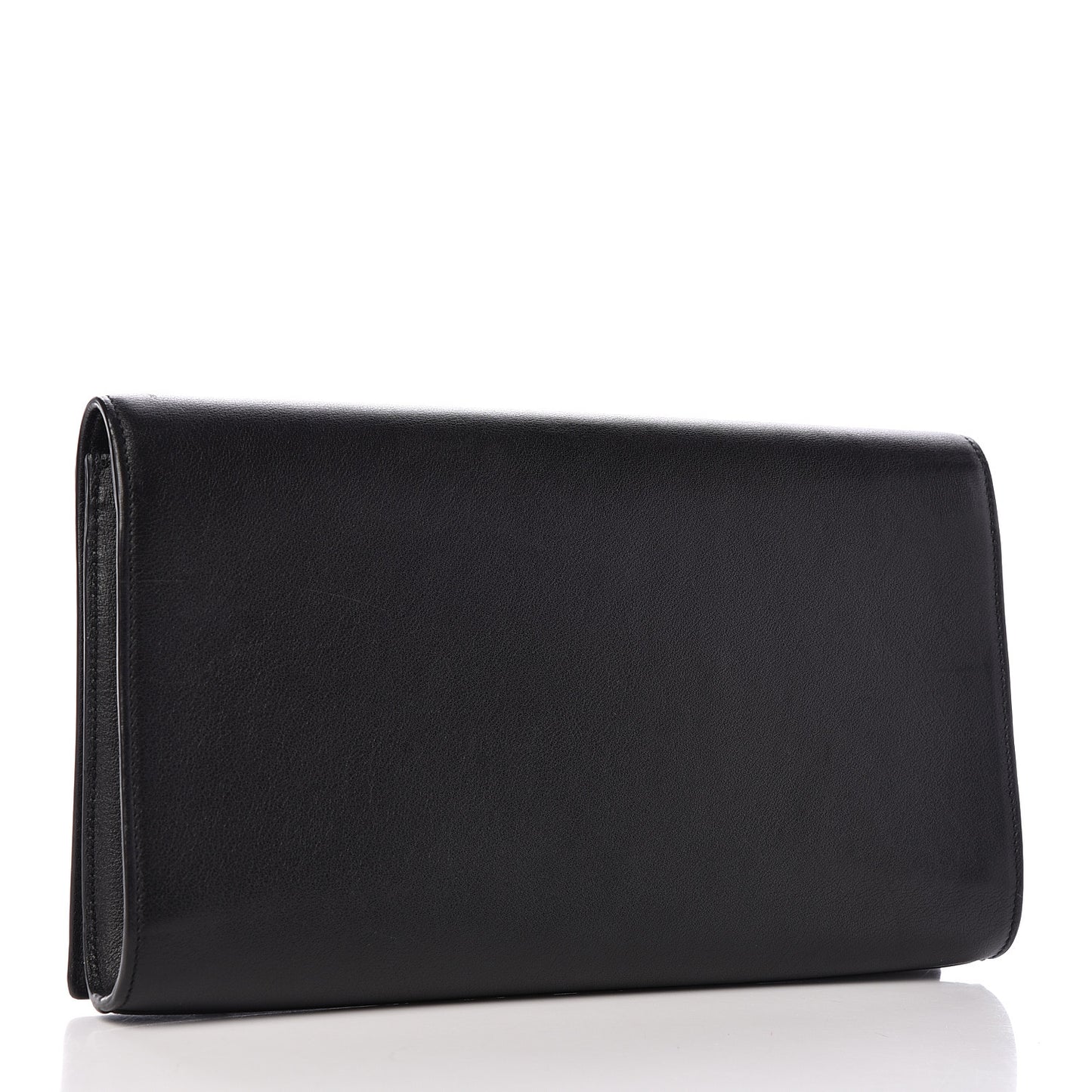 Calfskin Monogram Large Belle De Jour Clutch Black