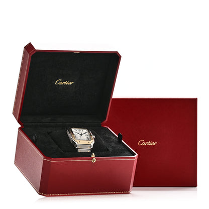 Cartier Stainless Steel 18K Yellow Gold 39.8mm Santos De Cartier Automatic Watch 5 of 5