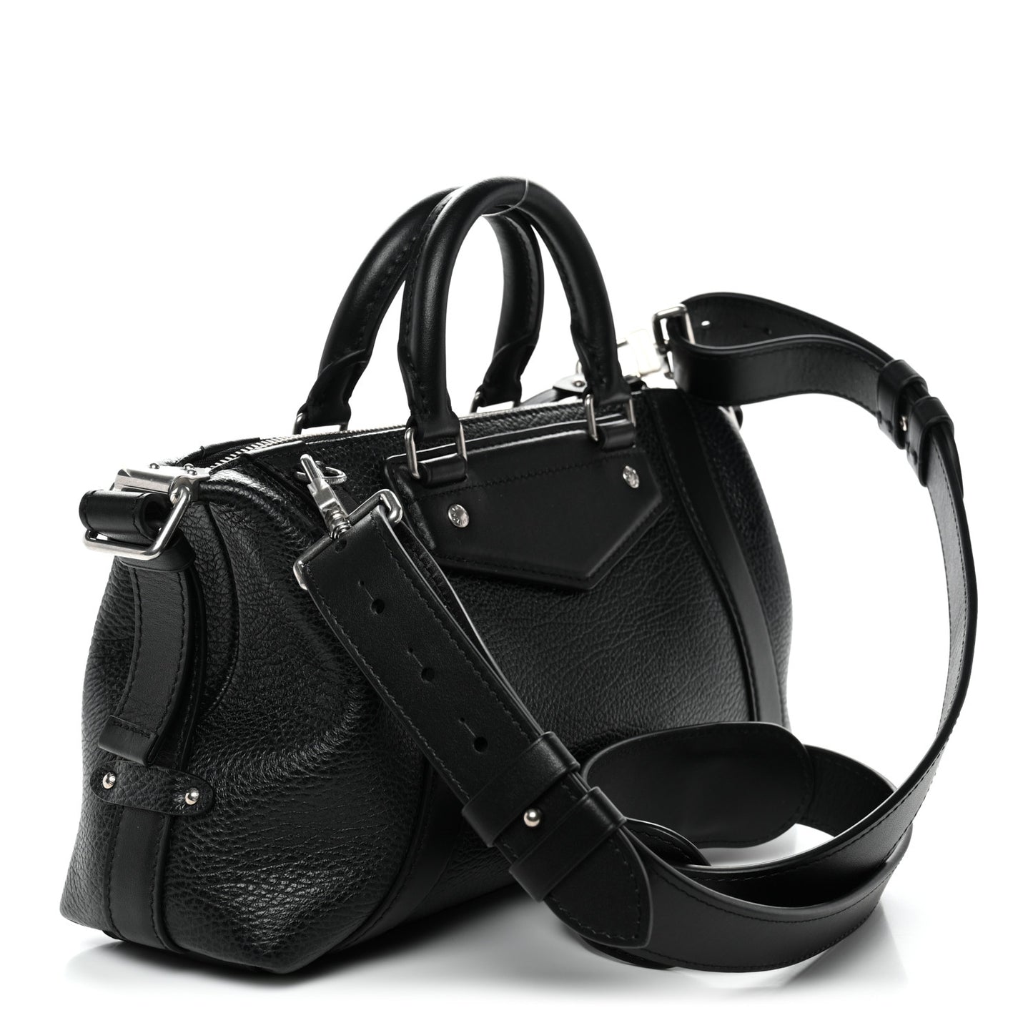 Pixel Lambskin LV Biker PM Black
