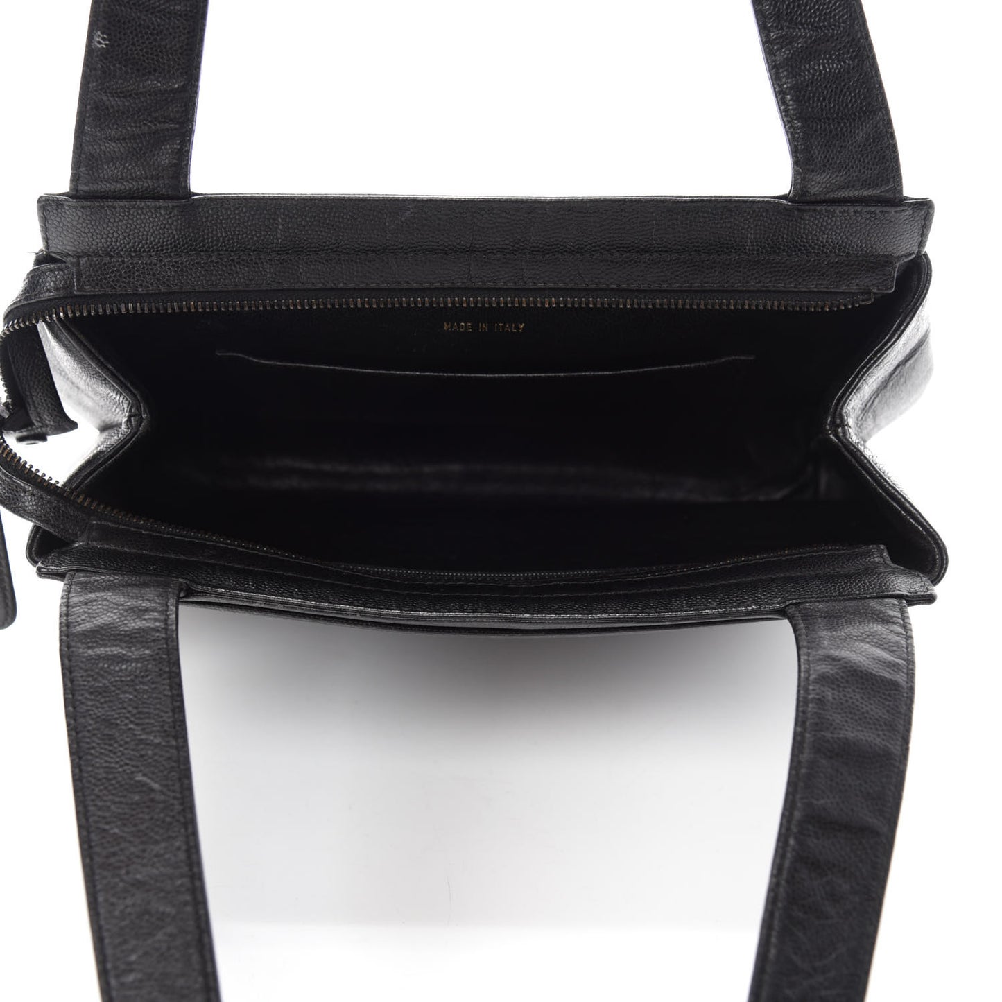 Caviar Small Shopping Tote Black