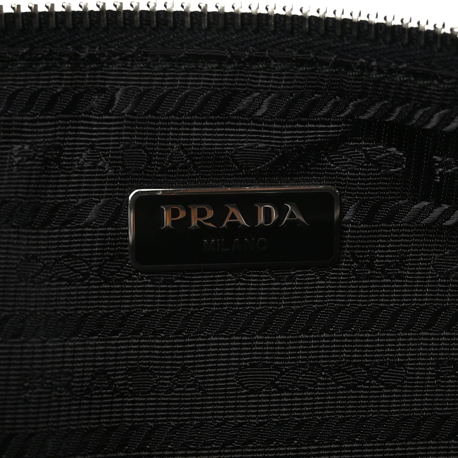 Prada Nylon Saffiano Mini Re-Edition 2005 Bag Black 6 of 8