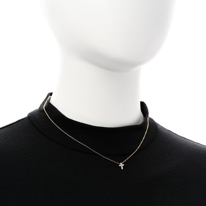 Roberto Coin 18K Yellow Gold Diamond Tiny Treasures Mini Cross Pendant Necklace 2 of 7