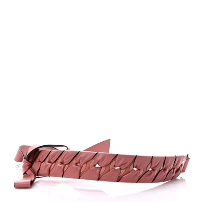 Fendi Vitello Liberty Shiny Nappa Lace Up Bow Mini Strap You Macaron 1 of 6